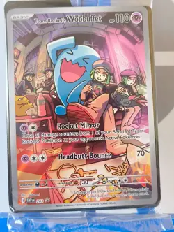 Team Rocket’s Wobbuffet - SVP 203 - Black Star Promo - Pokemon TCG Sealed - Image 2
