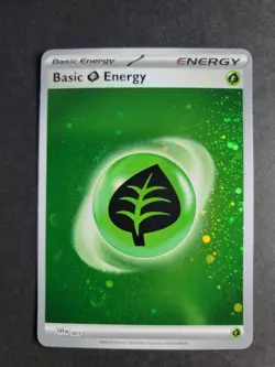 Basic Grass Energy (Cosmos Holo) Pokemon 151 - Image 1