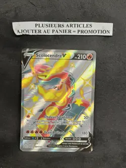 (T1) Carte Pokemon SCOLOCENDRE SV108/SV122 V SHINY Epee et Bouclier EB4.5 FR - Image 1