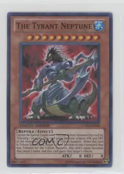 The Tyrant Neptune YuGiOh Series 8 Collectors Tins Limited Edition Promo - Image 1