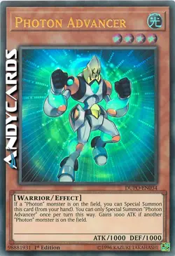 PHOTON ADVANCER • (Avanzante Fotonico) • Ultra R • DUPO EN034 • 1Ed • Yugioh! - Image 1