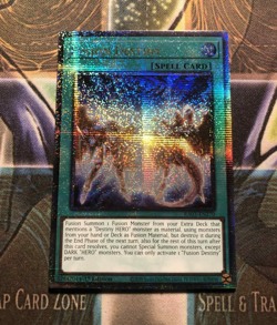 ** FUSION DESTINY ** 1ST EDITION QUARTER CENTURY SECRET RARE RA03-EN270 YUGIOH! - Image 1