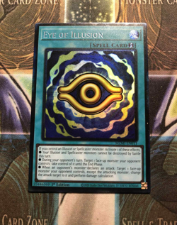 *** EYE OF ILLUSION *** 1ST EDITION COLLECTOR'S RARE MZMI-EN011 YUGIOH! - Image 1