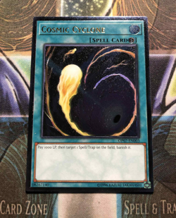 *** COSMIC CYCLONE *** ULTIMATE RARE OP09-EN002 YUGIOH! - Image 1