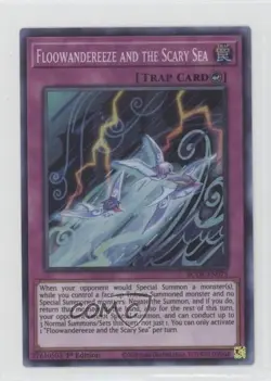 Floowandereeze and the Scary Sea (SR) 1st Ed. YuGiOh Burst of Destiny - Image 1