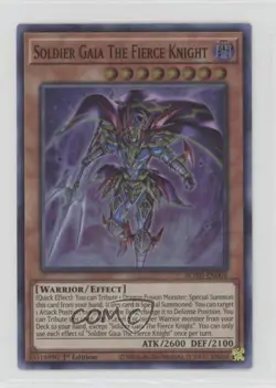 Soldier Gaia The Fierce Knight (SR) 1st Ed. YuGiOh Rise of Duelist #ROTD-EN004 - Image 1