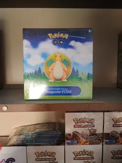 POKEMON GO PREMIER DECK HOLDER BOX DRAGONITE V STAR COLLECTION SEALED BRAND NEW - Image 1