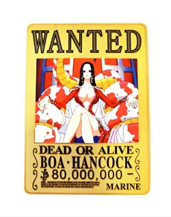 Waifu Anime Cards TCG | One Piece - Boa Hancock [ METAL CARD ] Sexy Hentai Girl - Image 1