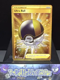 Pokemon Card Ultra Ball 186/172 Secret Rare Trainer Brilliant Stars Near Mint - Image 1