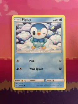 Pokemon Card Piplup Ultra Prism Common 32/156 Near Mint - Image 1