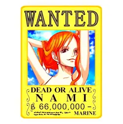 Waifu Anime Cards TCG | One Piece - Nami [ METAL CARD ] PG | Sexy Hentai Girl - Image 2