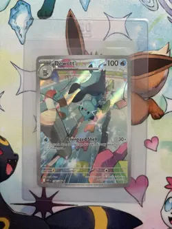 POKEMON - DEWOTT - 106/086 - ILLUSTRATION RARE - S&V WHITE FLARE - BRAND NEW - Image 1