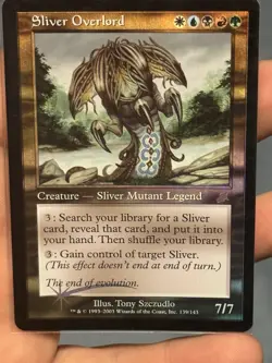 Mtg Foil Sliver Overload Scourge - Image 1