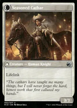 Ambitious Farmhand / Seasoned Cather 002/277 MTG Magic the Gathering card - Image 2