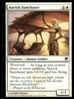 Auriok Sunchaser Scars of Mirrodin MTG Magic the Gathering card - Image 1