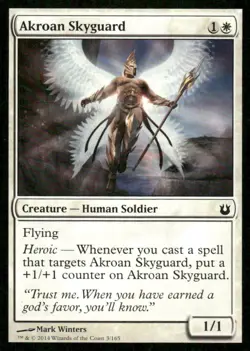Akroan Skyguard Born of the Gods MTG Magic the Gathering card - Image 1