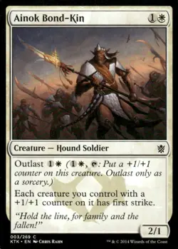Ainok Bond-Kin 003/269 Khans of Tarkir MTG Magic the Gathering card - Image 1