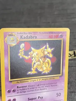 Carte Pokemon Kadabra 32/102 Set De Base Wizard Anglais Occasion - Image 5