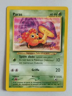 Carte pokemon FRANCAIS Paras (NR 47) Neo Revelation [PLAYED] 19.07.2025B - Image 1