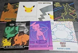 7x Pokemon TCG Player Guides Bulk Job Lot Celebrations Evolving Skies - Image 1