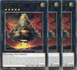 yugioh 3x Chronomale Vimana JUSH-DE044 RARE 1AUFLAGE DEUTSCH - Image 1