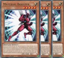 yugioh 3x Material-Booster JUSH-DE042 RARE 1AUFLAGE DEUTSCH - Image 1