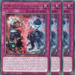 yugioh 3x K9-EW Spezielles Befreiungsexperiment JUSH-DE041 RARE 1AUFLAGE DEUTSCH - Image 1