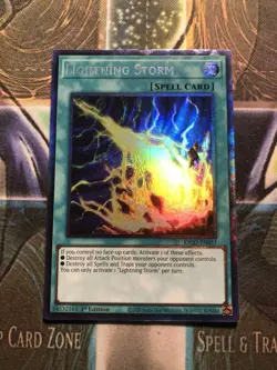 *** LIGHTNING STORM *** 1ST EDITION COLLECTOR'S RARE KICO-EN057 YUGIOH! - Image 1