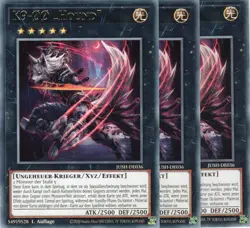 yugioh 3x K9-OO „Hound“ JUSH-DE036 RARE 1AUFLAGE DEUTSCH - Image 1