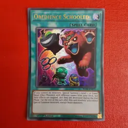 Yugioh Obedience Schooled BLAR-EN071 1st Edition - Image 1