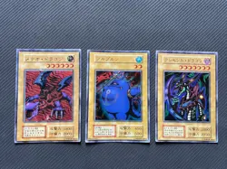 YuGiOh Turu-Purun Mikazukinoyaiba Meteor Dragon 3 Card Set Ultra Rare Japanese - Image 1
