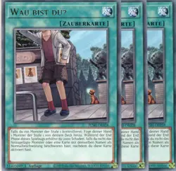 yugioh 3x Wau bist duU JUSH-DE028 RARE 1AUFLAGE DEUTSCH - Image 1