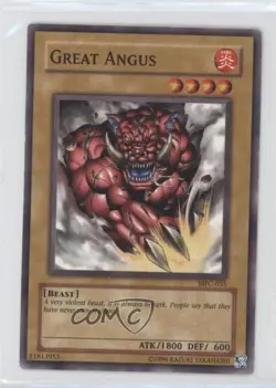 Great Angus Unlimited YuGiOh Magician's Force #MFC-055 2003 - Image 1