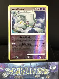 Pokemon Card Banette 23/132 Secret Wonders Reverse Rare Light Played - Image 1