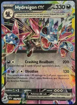 Hydreigon EX 119/191 - Holo Surging Sparks Pokemon TCG 2024 Double Rare- NM Card - Image 1