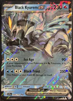 Black Kyurem EX 048/191 - Double Rare Surging Sparks Pokemon TCG 2024 - NM Card - Image 1