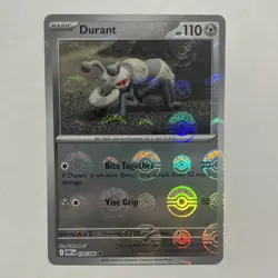 Pokemon TCG Durant Pokeball Holo 2025 Scarlet & Violet White Flare - Image 1
