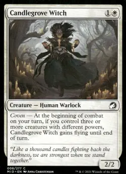Candlegrove Witch 008/277 Innistrad Midnight Hunt MTG Magic the Gathering card - Image 1