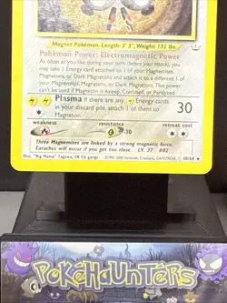 Pokemon Card Magneton 10/64 Neo Revelation Set Holo Rare WOTC Played - Image 3