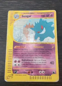 Pokemon Card-Gengar-Skyridge-H9/H32-Holo-ENG-Poor - Image 3