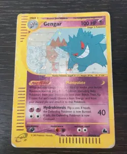 Pokemon Card-Gengar-Skyridge-H9/H32-Holo-ENG-Poor - Image 5