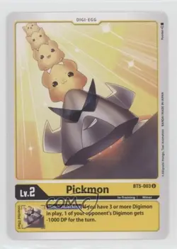 2021 Digimon Card Game - Battle of Omni Pickmon #BT5-003 - Image 1