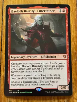 Baeloth Barrityl, Entertainer - Commander Legends - MTG - FOIL - 655 - Image 1