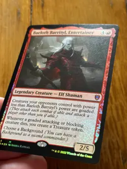 Baeloth Barrityl, Entertainer - Commander Legends - MTG - FOIL - 655 - Image 2