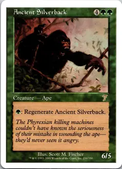 Ancient Silverback [7th Series] Magic MTG Never Played NP 2001 - Image 1