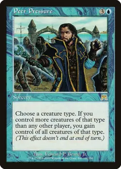 MTG - Peer Pressure - Onslaught - X1 - (LP) - - Image 1