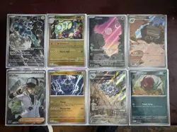 Pokemon Black Bolt 11 Card Lot - PC Stamped Thundurus, Illustration, Full Art EX - Image 1