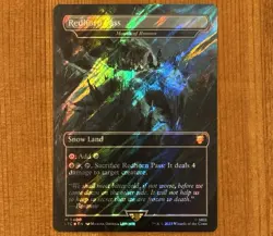 Redhorn Pass, M 0400, NM Surge Foil, MTG LotR Lord of the Rings, Realms & Relics - Image 1