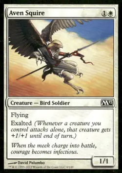 Aven Squire M13 MTG Magic the Gathering card - Image 1