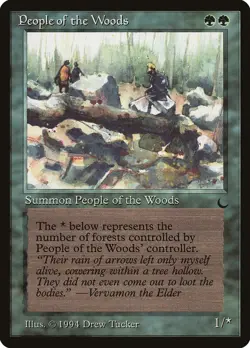 MTG - People of the Woods - The Dark - X1 - (LP) - - Image 1